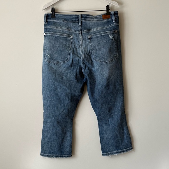 Judy Blue Skinny Fit Capri Jeans Women’s 16W Distressed - Picture 2 of 8